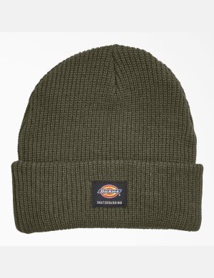 Chapeaux Dickies Skateboarding Cuffed Vert | 423KJCYGP