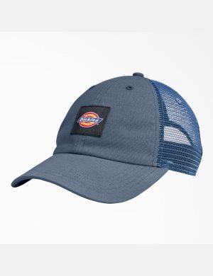 Chapeaux Dickies Tela Trucker Grise Bleu | 416EAYIWQ