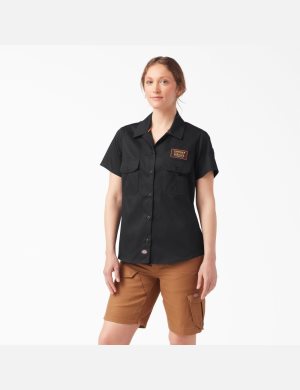Chemises Dickies Traeger x Ultimate Grilling Noir | 409EJTAMB