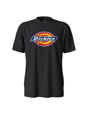 Hauts Dickies Corta Sleeve Tri-Color Logo Graphique Noir | 541ASMKZV