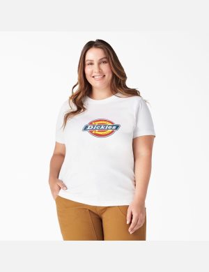 Hauts Dickies Plus Logo Graphique Blanche | 724NZJSTK