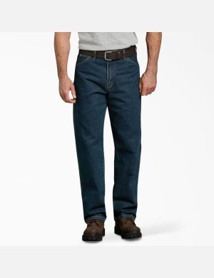 Jean Dickies Relaxed Fit Carpenter Heavyweight Denim Kaki | 817HNVUBR