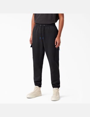 Pantalon Cargo Dickies Fleece Noir | 537IPDMQN