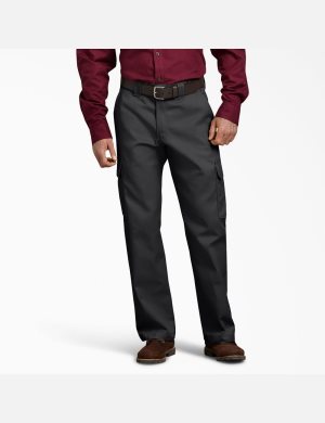 Pantalon Cargo Dickies Relaxed Fit Droit Leg Noir | 958XNFJWM