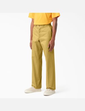 Pantalon De Travail Dickies 100 Year Sateen Kaki Foncé | 038KNQFTJ