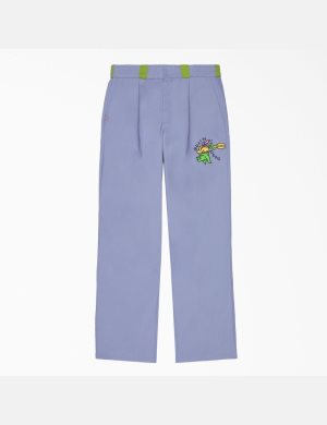 Pantalon De Travail Dickies Brain Dead Dyed 874 Lavande | 368QHEADX