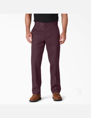 Pantalon De Travail Dickies Original 874 Bordeaux | 467AJYEGX