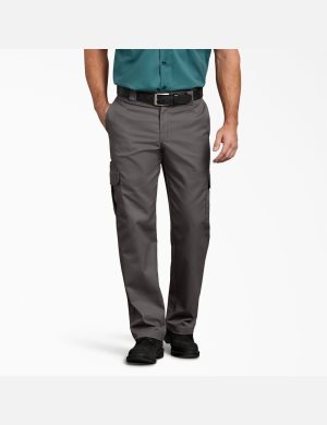 Pantalon Dickies FLEX Regular Fit Droit Leg Grise | 978AHGPNI