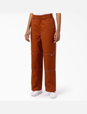 Pantalon À Deux Genoux Dickies Sawyerville Marron | 850IWZUKE