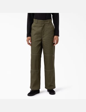 Pantalon À Deux Genoux Dickies Sawyerville Vert | 968JRTFXZ
