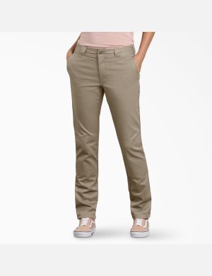 Pantalon À Deux Genoux Dickies Slim Fit Marron | 203JWKFDX