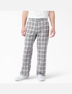 Pantalons Décontractés Dickies Plates Front Plaid Grise | 627ODEQHC