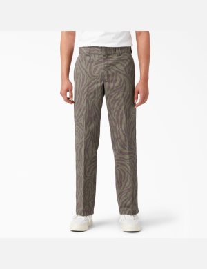 Pantalons Décontractés Dickies Tiger Print Multicolore | 534WSHDGT