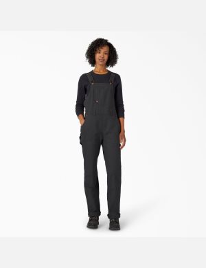 Salopettes Dickies Duck Double Front Bib Noir | 543EJWYMU