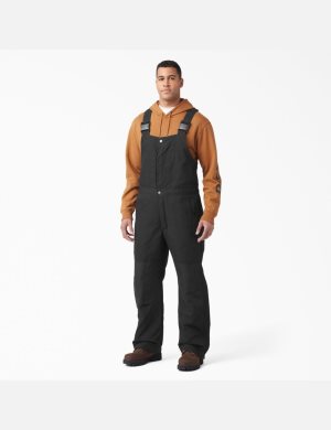 Salopettes Dickies DuraTech Renegade FLEX Insulated Bib Noir | 645JNHCWO