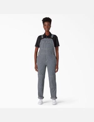 Salopettes Dickies Hickory Stripe Double Knee Bib Stripes | 732SPNTFL