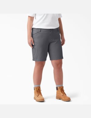 Shorts Dickies Plus Cooling Grise Foncé | 754BOEKQP