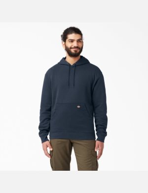 Sweat À Capuche Dickies Midweight Fleece Bleu Marine | 480KOLZIC