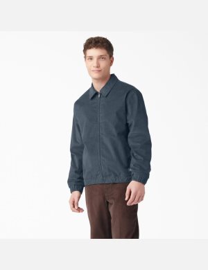 Vestes Décontractées Dickies Doublée Corduroy Bleu | 461TBUXAD