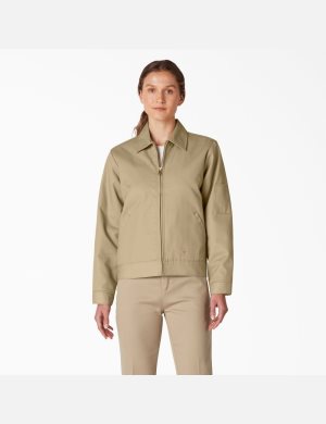 Vestes Décontractées Dickies Insulated Eisenhower Kaki | 902WBIQTC