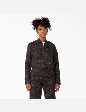 Vestes Décontractées Dickies Reworked Eisenhower Noir | 538QCWHXJ