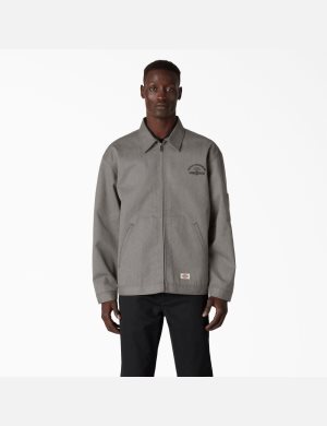 Vestes Décontractées Dickies Unlined Graphique Eisenhower Grise | 875SLQXDU