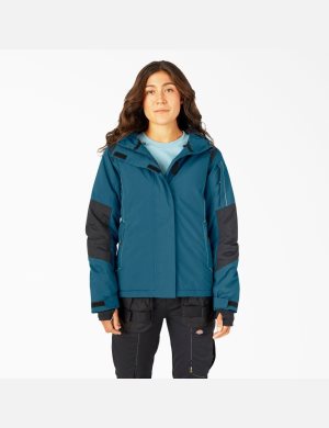 Vestes Isolées Dickies Performance Workwear Imperméables Bleu Foncé | 860DABFOV
