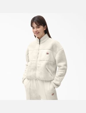 Vestes Polaires Dickies Red Chute Blanche | 749SBHPQI