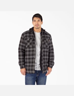 Vêtements D'extérieur Dickies Hydroshield Flannel Noir | 326DZKISA