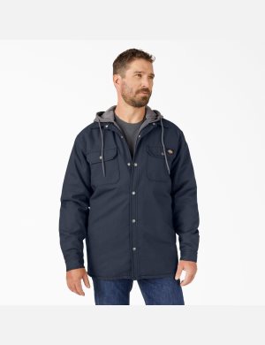 Vêtements D'extérieur Dickies Hydroshield Duck Encapuchonné Bleu Marine | 780NVGIWF
